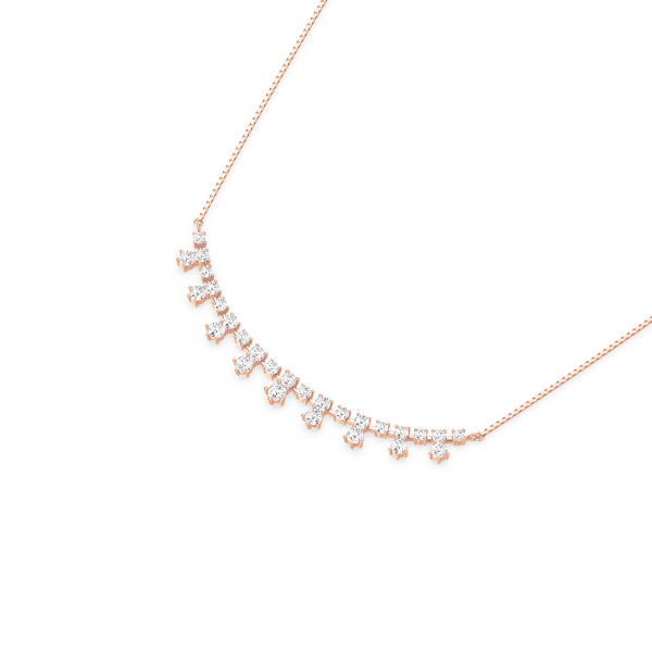 Dazzling Drops Diamond Necklace - Image 2
