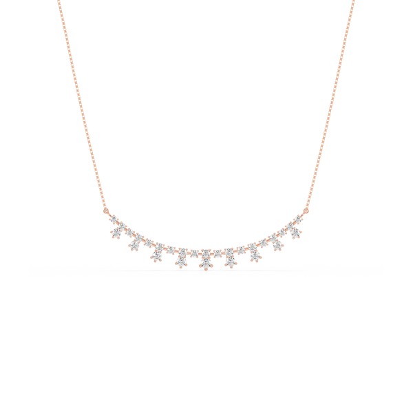 Dazzling Drops Diamond Necklace - Image 4