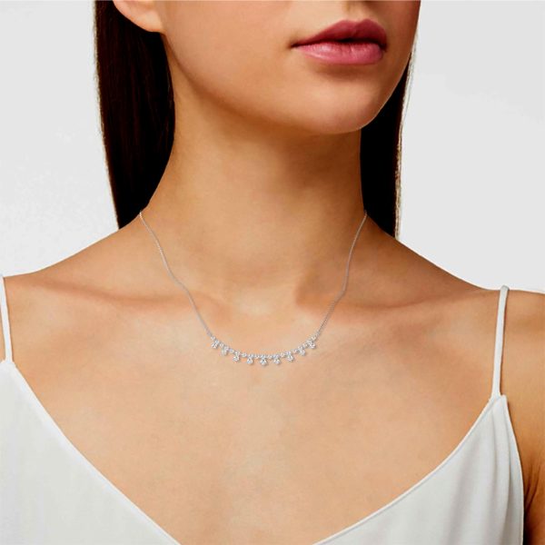 Dazzling Drops Diamond Necklace - Image 6
