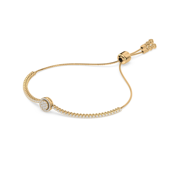 Diamond Cluster Bolo Bracelet