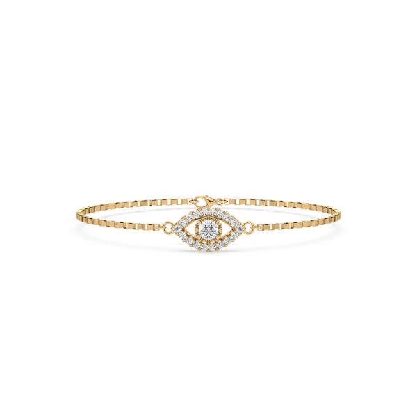 Diamond Evil Eye Bracelet