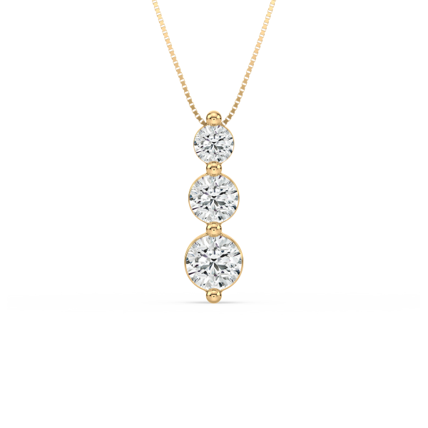 Three-Stone Diamond Pendant