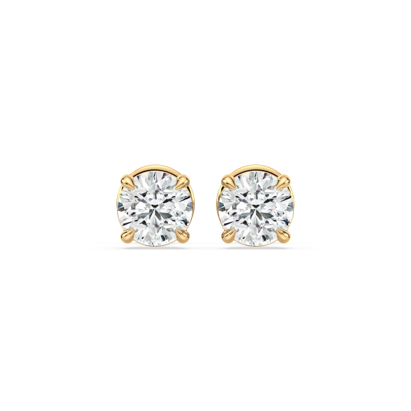 Diamond Halo Stud Earrings